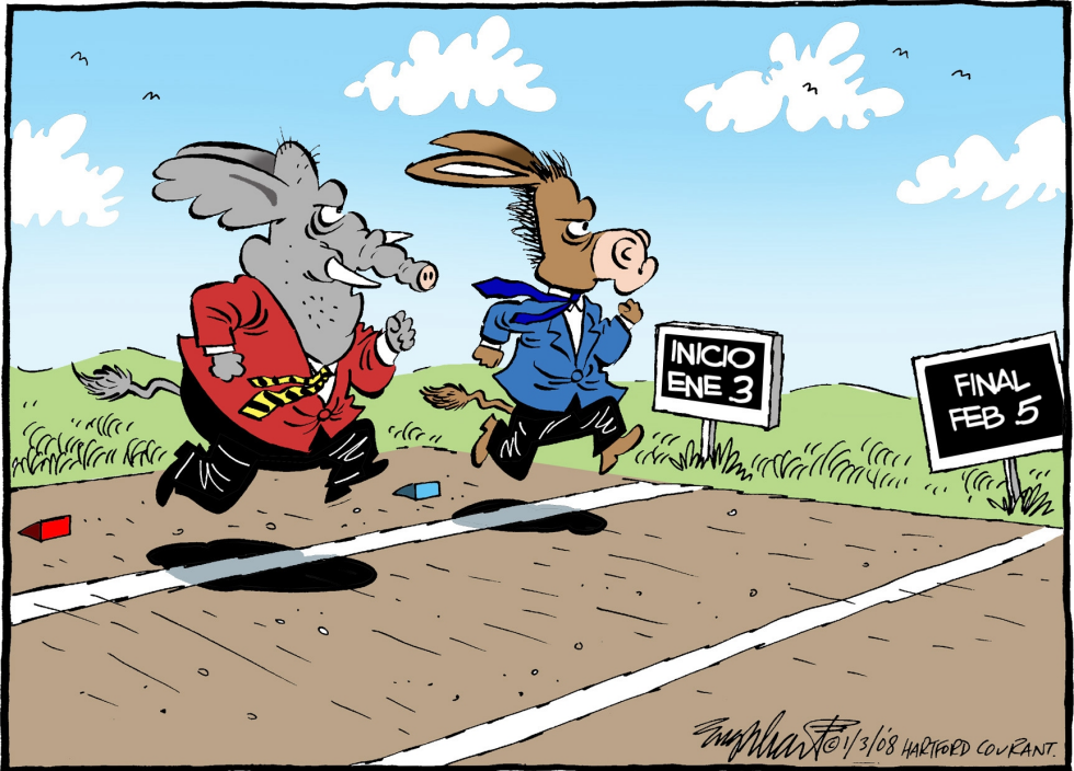  TEMPORADA DE ELECCIONES PRIMARIAS  by Bob Englehart