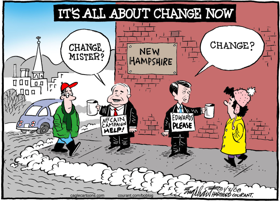  NEW HAMPSHIRE PRIMARY  by Bob Englehart