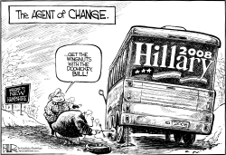 HILLARY'S BLOWOUT by Nate Beeler