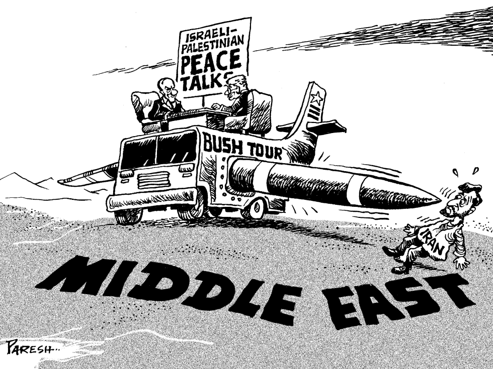  BUSH TOURS MIDDLE EAST by Paresh Nath