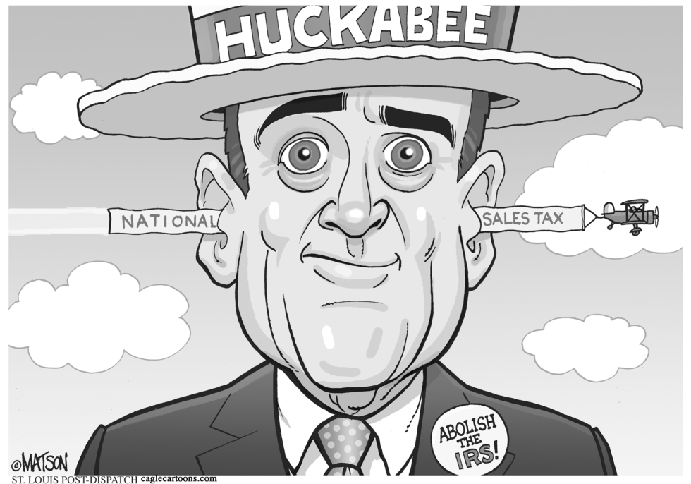  HUCKABEE'S PLAN TO ABOLISH THE IRS by RJ Matson