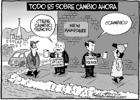 ELECCIONES PRIMARIAS EN NEW HAMPSHIRE by Bob Englehart