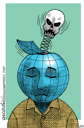 THE EARTH AND ITS FEARS  by Arcadio Esquivel