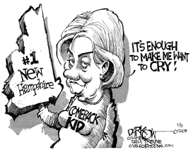 COMEBACK HILLARY by John Darkow