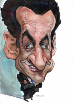 NICOLAS SARKOZY by Petar Pismestrovic