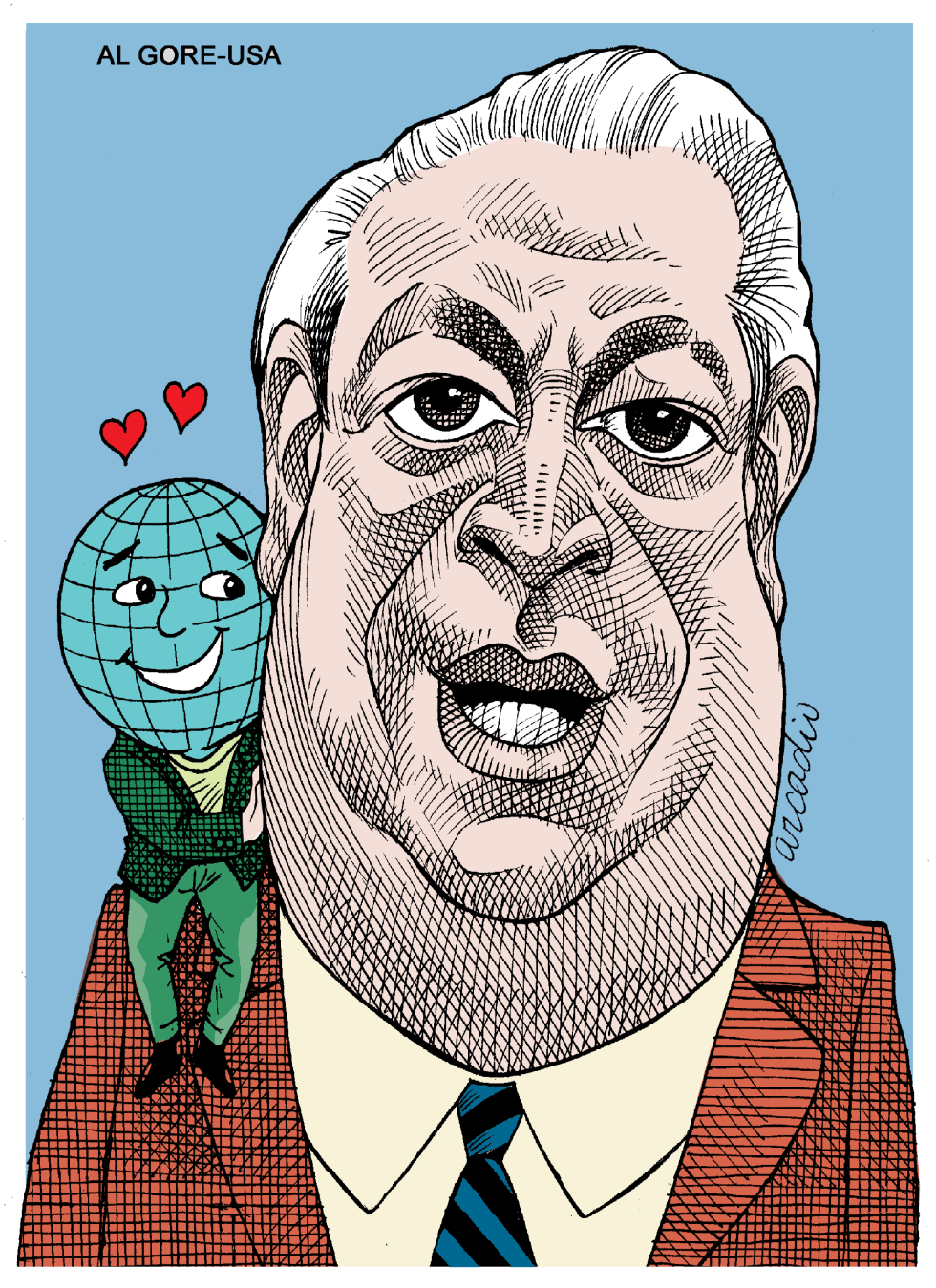  AL GORE  by Arcadio Esquivel