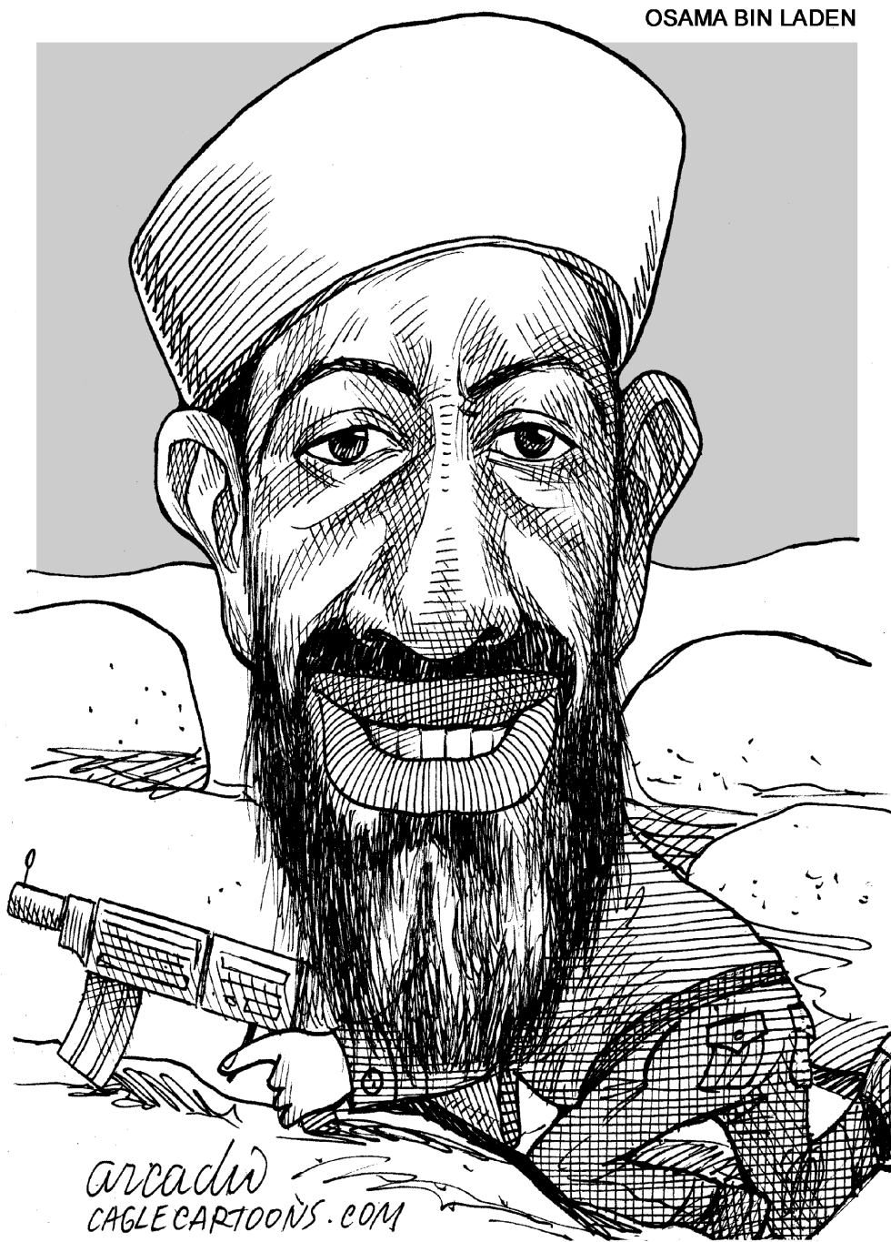  OSAMA BIN LADEN by Arcadio Esquivel