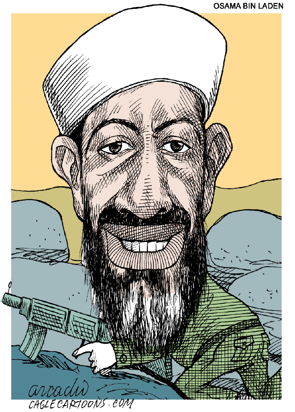  OSAMA BIN LADEN  by Arcadio Esquivel