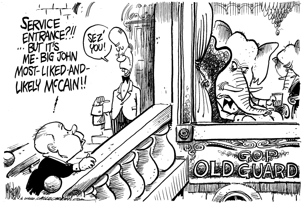  MCCAIN AND THE OLD GUARD by Mike Lane