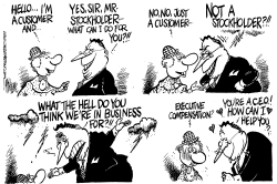 CUSTOMER VS STOCKHOLDER by Mike Lane