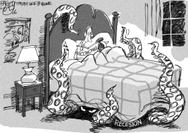 RECESION BAJO LA CAMA by Pat Bagley