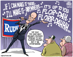 RUDY CROONS FOR VOTES by Parker