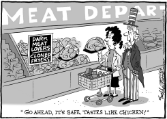 CLONED FOOD by Bob Englehart