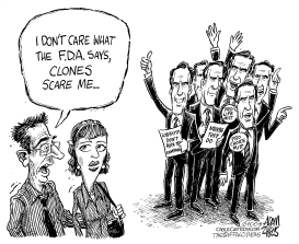 ROMNEY CLONING by Adam Zyglis