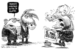 DADIVAS PARA EL AGITADO WALL STREET by Daryl Cagle