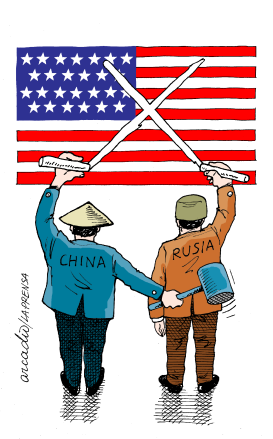 CHINA AND RUSSIA IN ALLIANCE  by Arcadio Esquivel