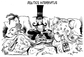 POLITICS INTERRUPTUS by Mike Lane