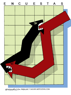 LA GUERRA DE LAS ENCUESTAS COL by Arcadio Esquivel
