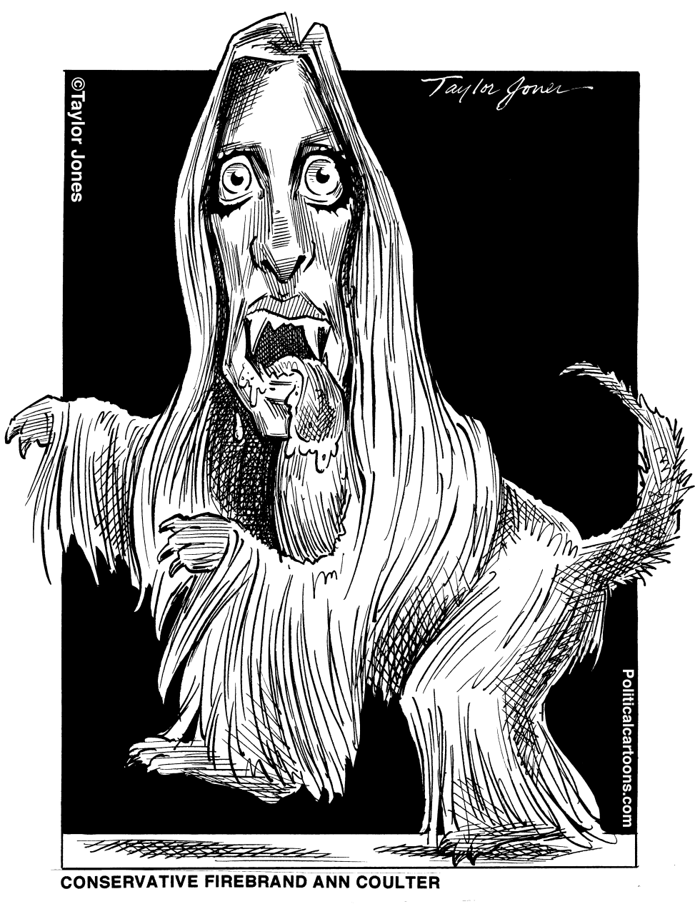  ANN COULTER by Taylor Jones