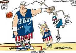 TEAM CLINTON by Pat Bagley