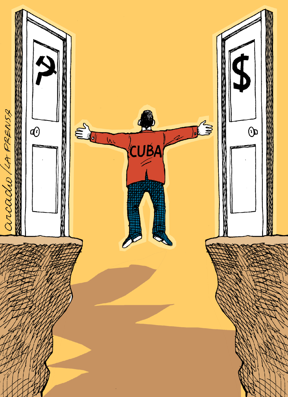  CUBA IN LIMBO  by Arcadio Esquivel