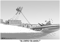 GIULIANI CAMPAIGN JUMPS THE SHARK by RJ Matson