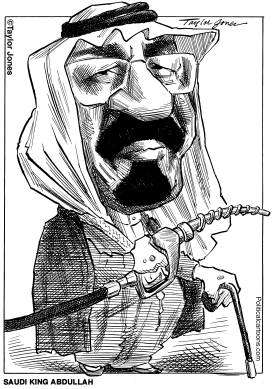 SAUDI KING ABDULLAH by Taylor Jones