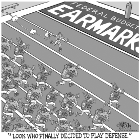 EARMARKS SUPERBOWL by RJ Matson