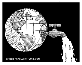 FINISHING OFF THE WATER by Arcadio Esquivel