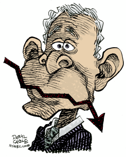 BUSH RECESSION  by Daryl Cagle