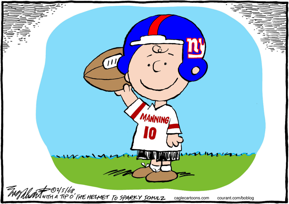  NEW YORK GIANTS by Bob Englehart