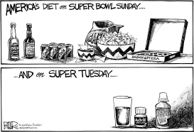 SUPER TUESDAY DIET by Nate Beeler