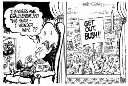 BUSH ENERGIZED VOTERS by Mike Lane