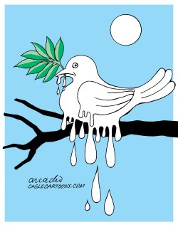 MELTING DOVE  by Arcadio Esquivel