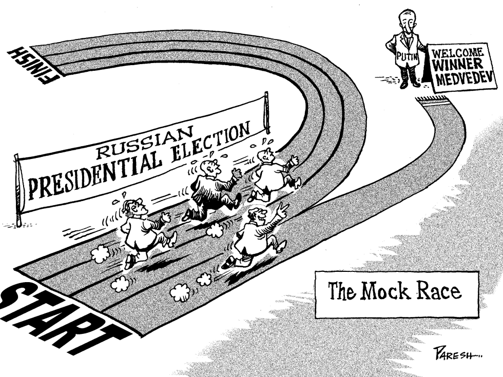  RUSSIAN ELECTION by Paresh Nath