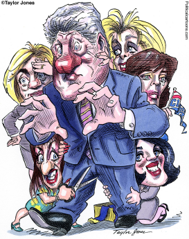 BILL CLINTON / WOMEN  by Taylor Jones