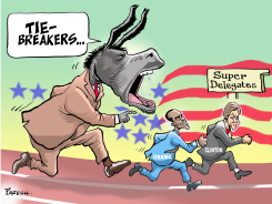 DEMOCRATIC RACE by Paresh Nath