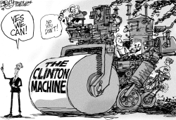 CLINTON MACHINE by Pat Bagley