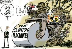 CLINTON MACHINE  by Pat Bagley