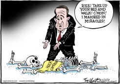 MIKE HUCKABEE  by Bob Englehart