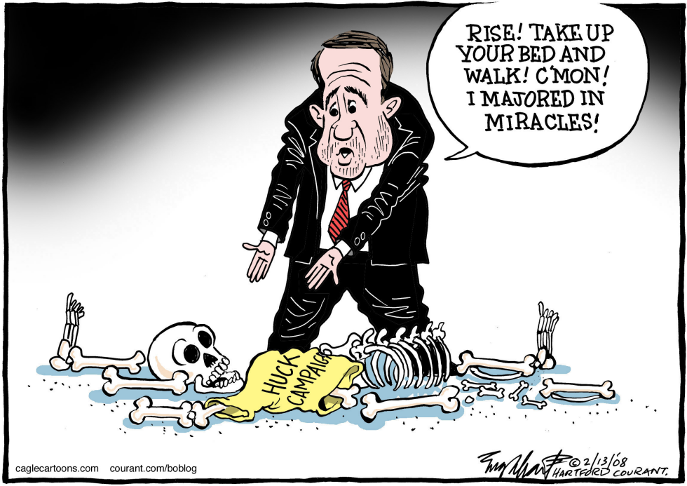  MIKE HUCKABEE  by Bob Englehart