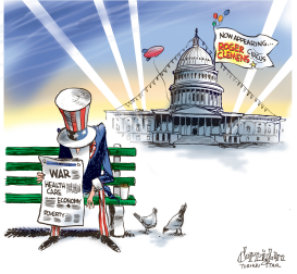 SAD UNCLE SAM  by Patrick Corrigan