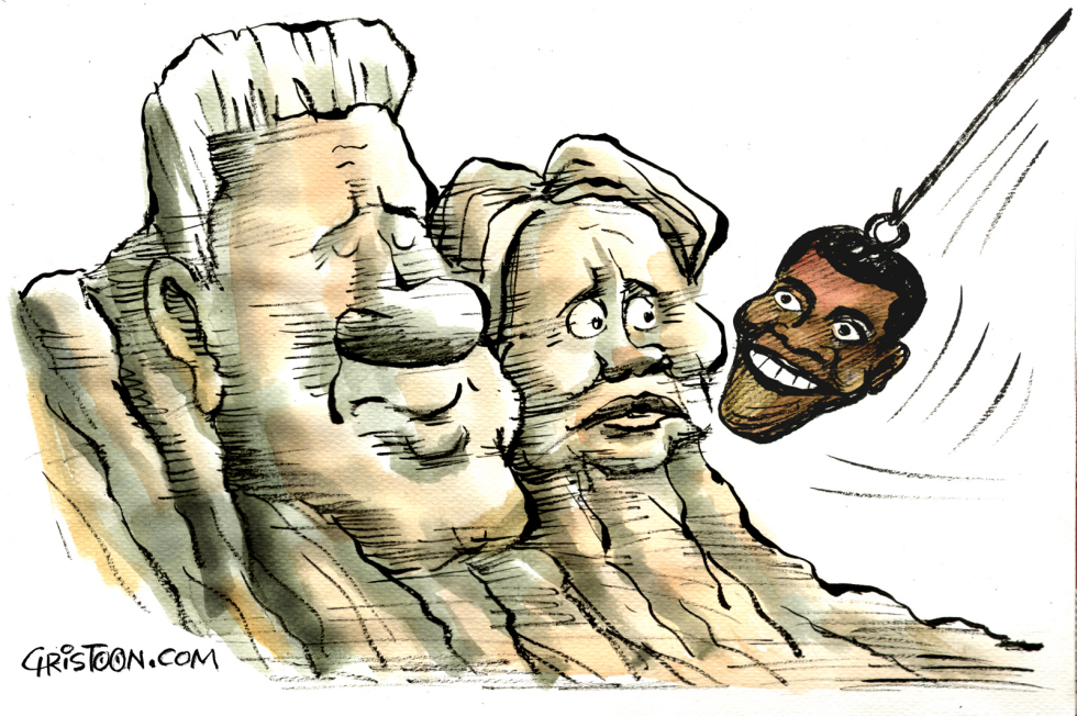  CLINTON'S RUSHMORE  by Christo Komarnitski