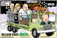 MCCAIN GOES GREEN by Wolverton