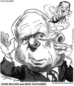 MCCAIN AND HUCKABEE by Taylor Jones