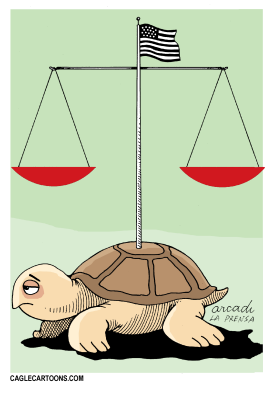 SLOW JUSTICE  by Arcadio Esquivel