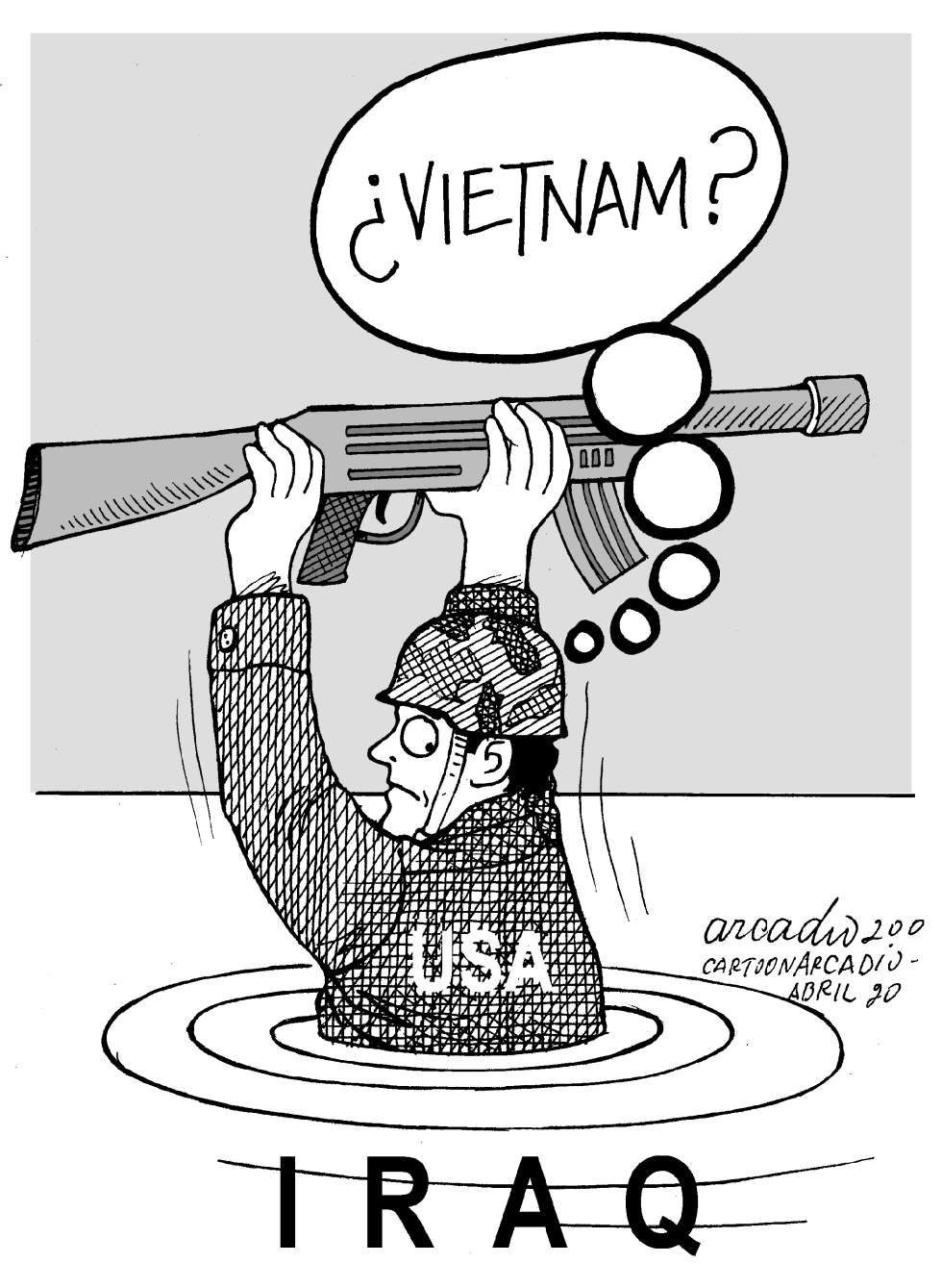  THE NIGHTMARE OF VIETNAM by Arcadio Esquivel