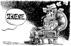 CASTRO RENUNCIA by Daryl Cagle