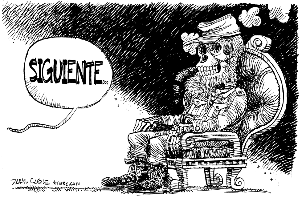  CASTRO RENUNCIA by Daryl Cagle