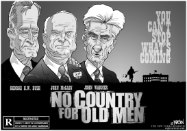 NO COUNTRY FOR OLD MEN by RJ Matson